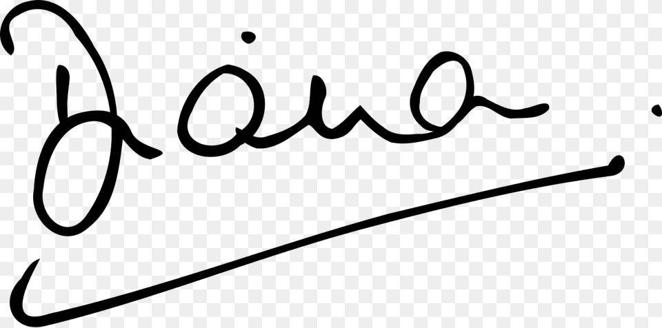 Lady Di S Signature Princess Diana Signature, Gray Png Image