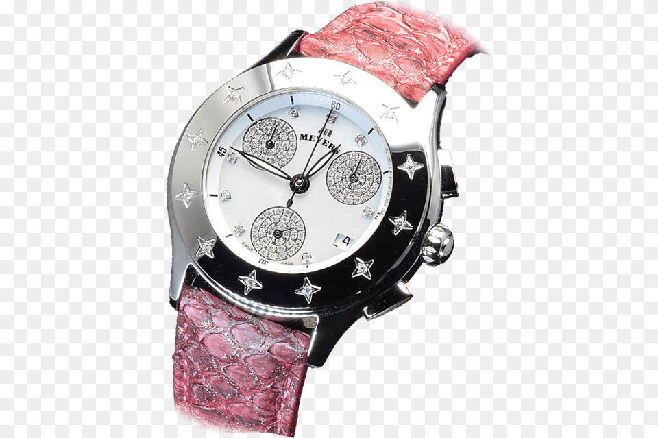 Lady Diamond Chrono Analog Watch, Arm, Body Part, Person, Wristwatch Png Image