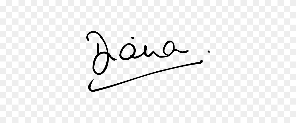 Lady Diana Short Hair Transparent, Handwriting, Text, Signature Png