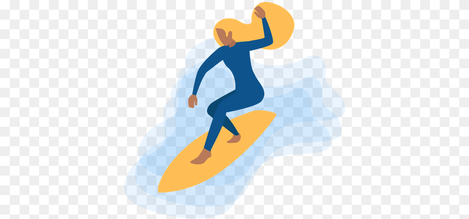Lady Enjoying Surfing In Sea Illustration Surfing, Outdoors, Clothing, Footwear, Shoe Png