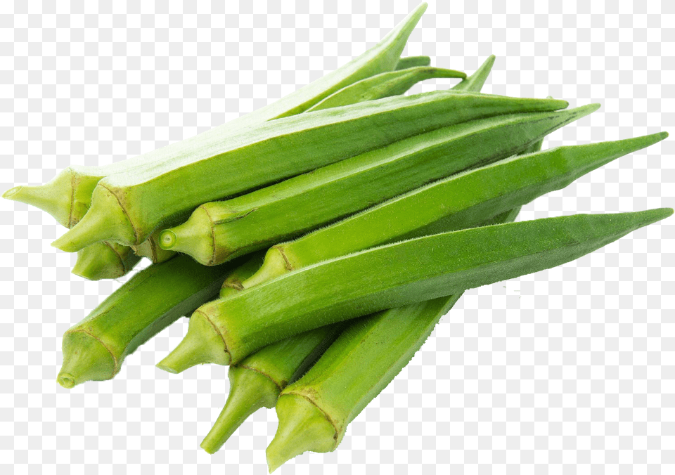 Lady Finger Okra Vegetables, Food, Plant, Produce, Vegetable Free Png