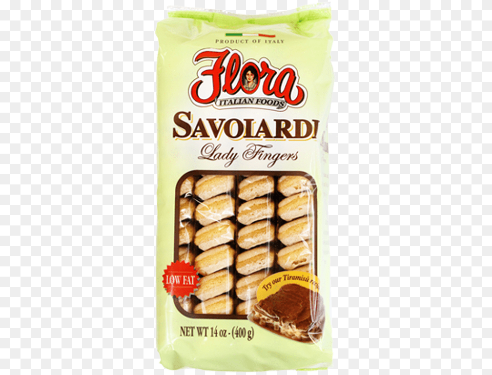 Lady Fingers Savoiardi Flora Fine Foods Taralli Fennel 85 Oz, Bread, Food, Person, Sweets Png