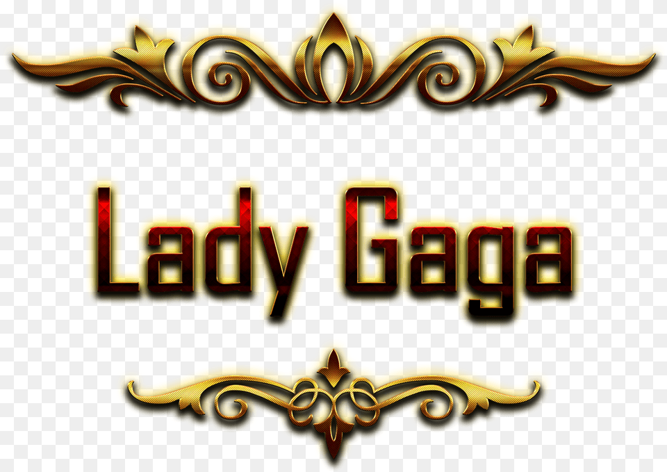 Lady Gaga Decorative Name Harsh Name, Logo, Dynamite, Weapon Free Transparent Png
