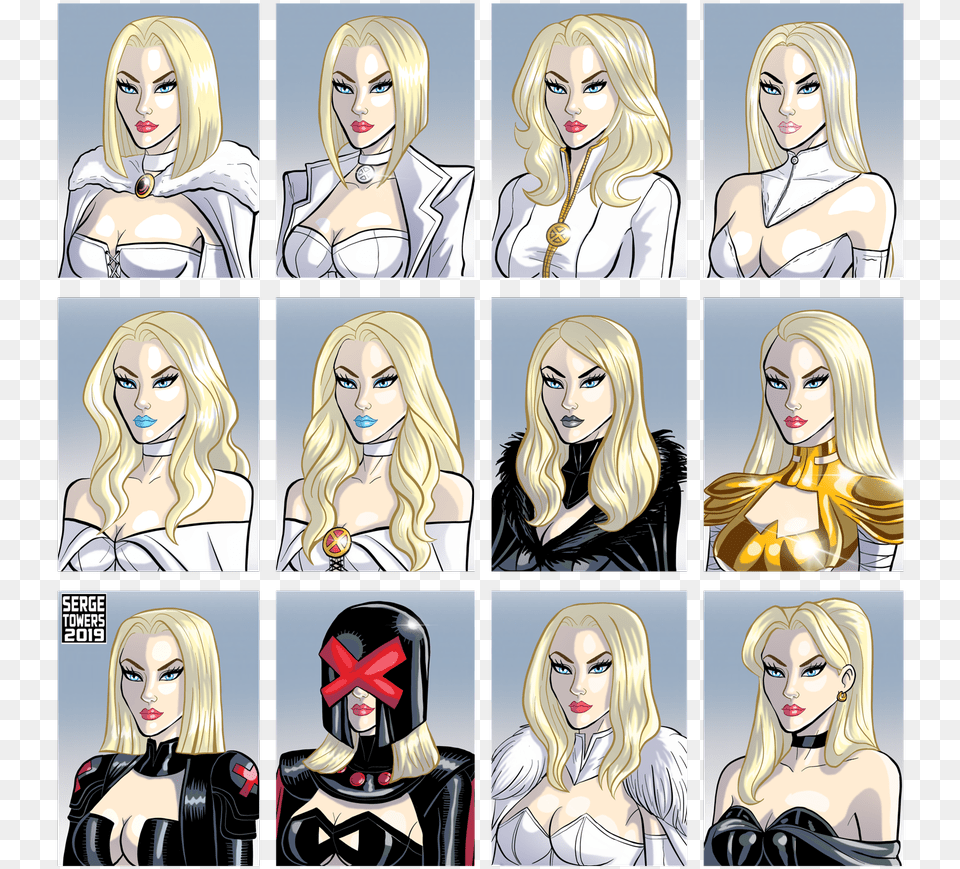 Lady Gaga Emma Frost, Adult, Publication, Person, Manga Free Png Download