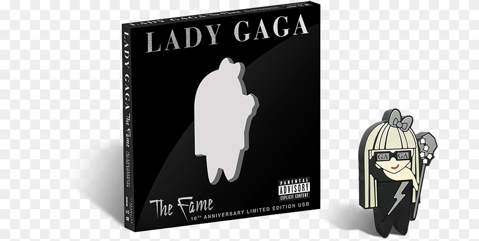 Lady Gaga The Fame Usb, Book, Publication, Comics Png