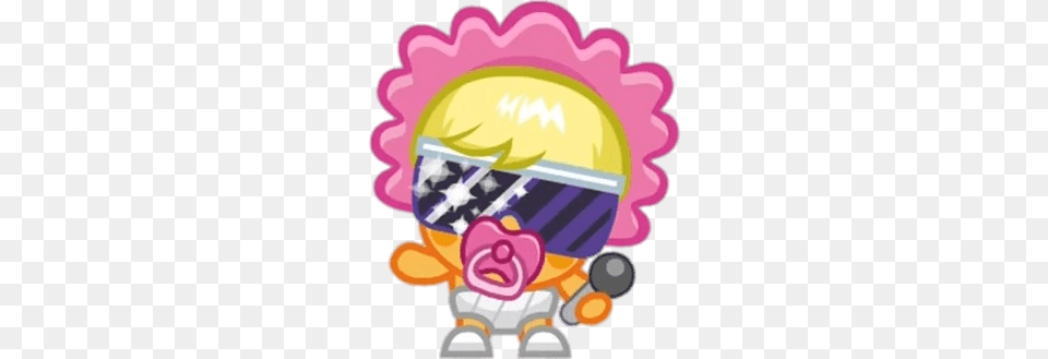 Lady Googoo The Glitzy Boohoo Holding A Microphone, Helmet Png Image