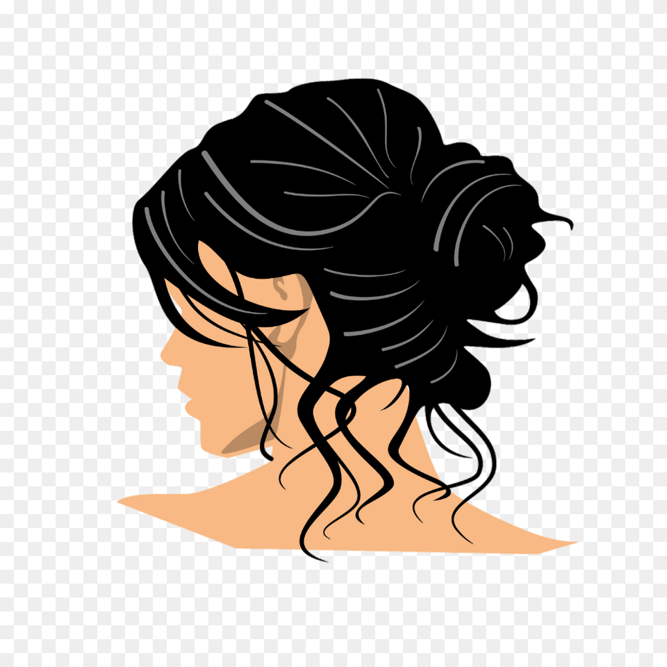 Lady Hair Bun, Body Part, Face, Head, Neck Free Transparent Png