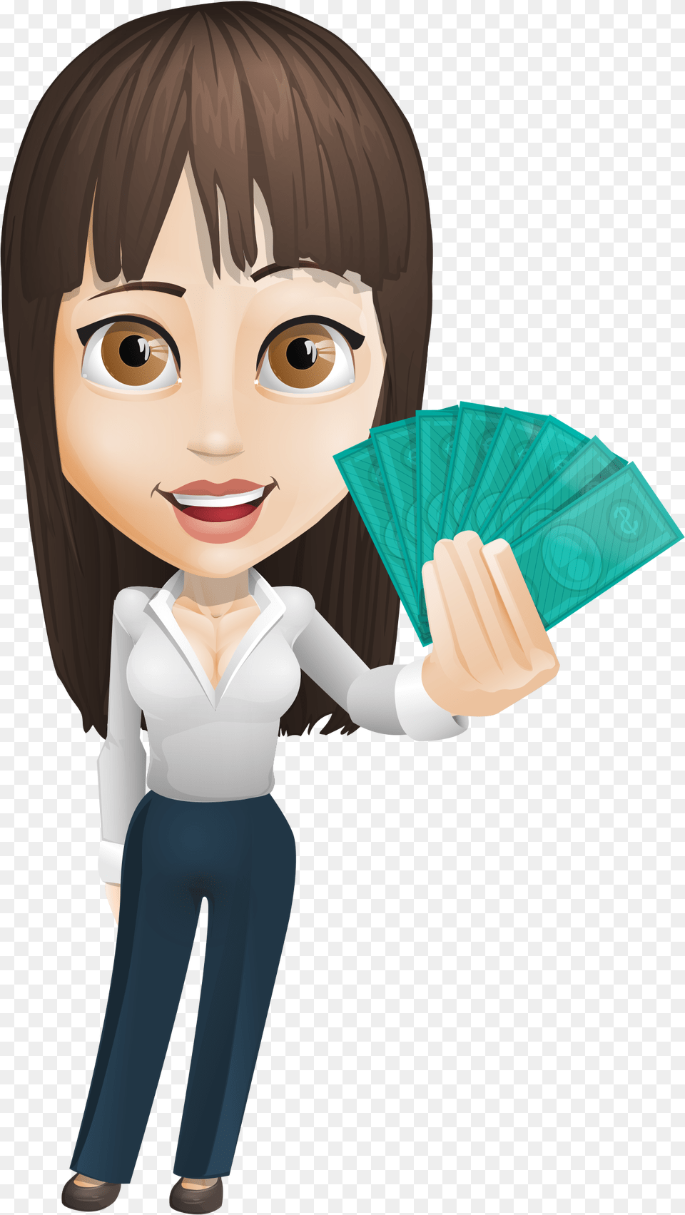 Lady Holding Money Clipart Clip Black And White Stock Women Giving Money Clipart, Baby, Cleaning, Person, Book Png