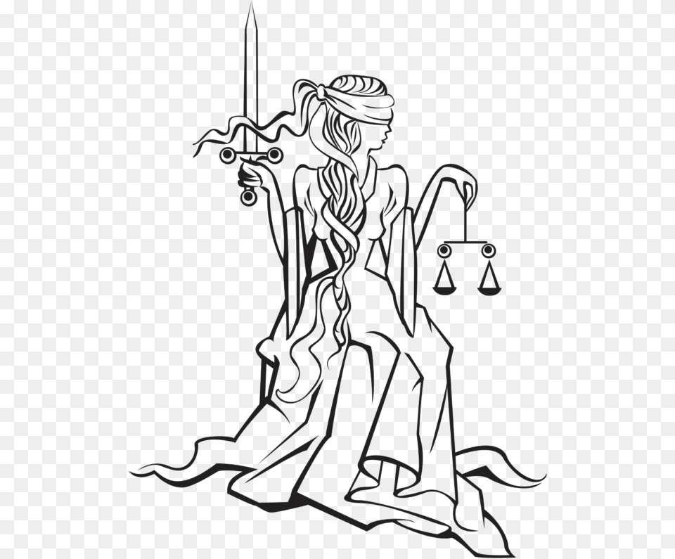 Lady Justice, Chandelier, Lamp, Art, Drawing Png