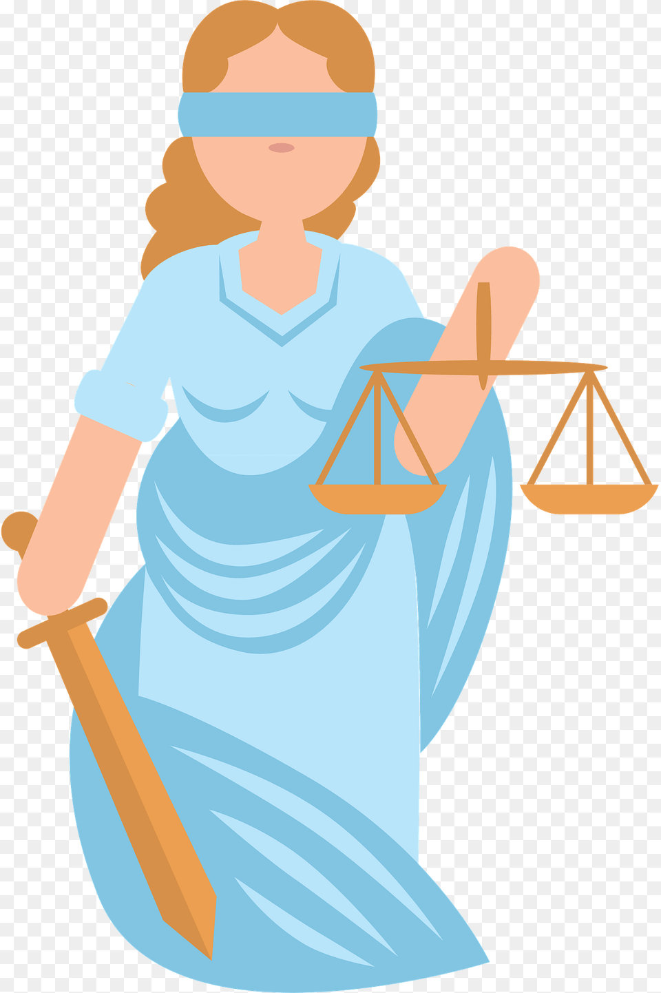 Lady Justice Clipart, Cleaning, Person, Face, Head Free Png Download