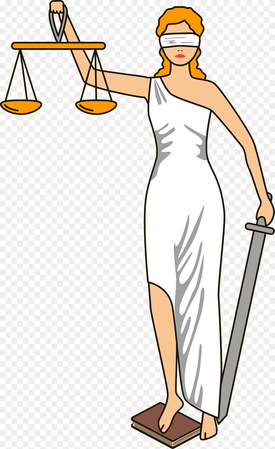 Lady Justice Clipart, Person, Scale, Face, Head Png