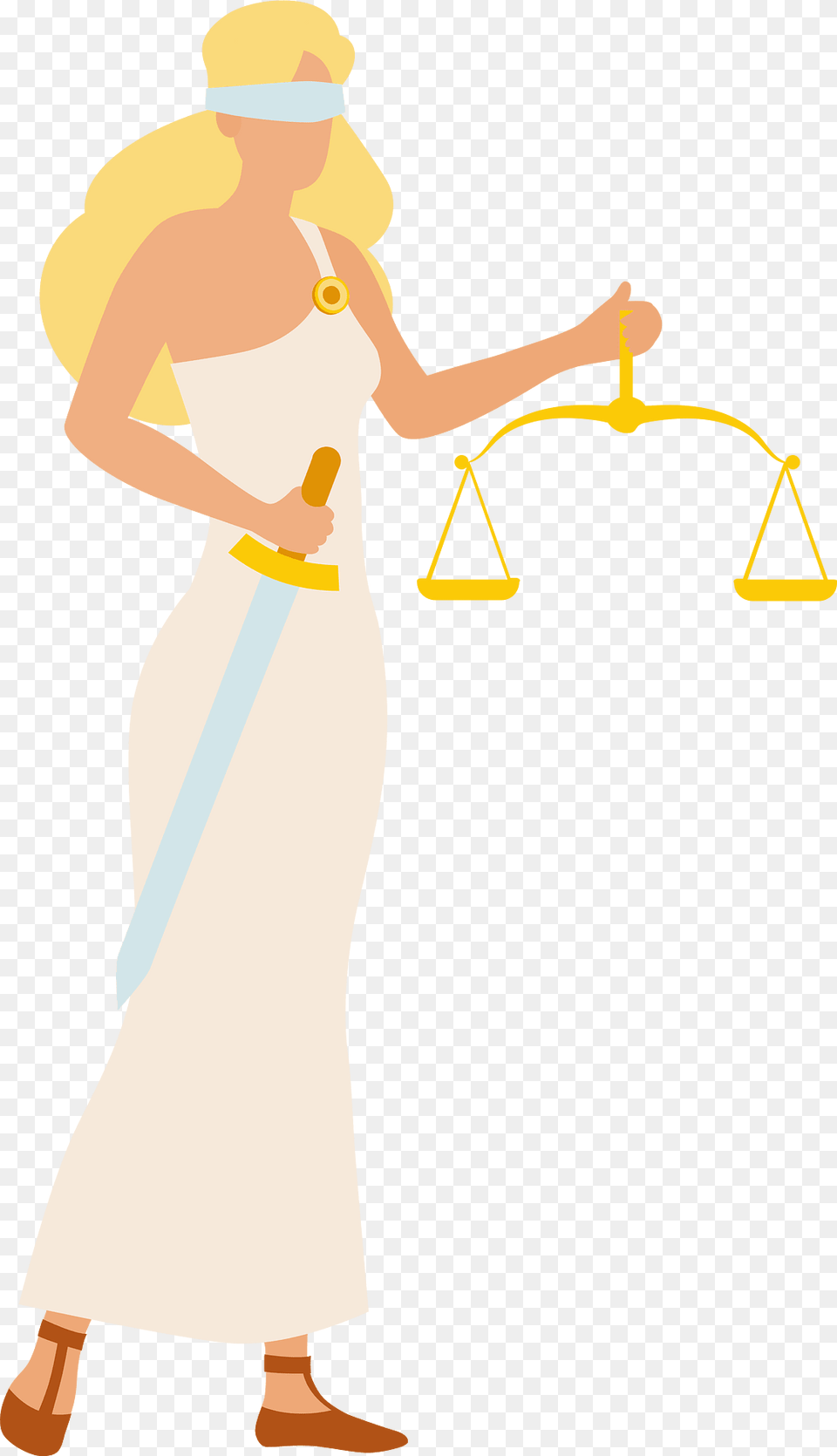 Lady Justice Clipart, Adult, Female, Person, Woman Png Image