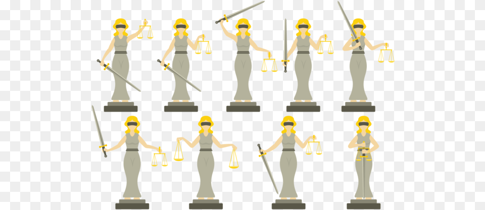 Lady Justice Illustration In Flat Design Style, Person, People, Boy, Child Free Transparent Png
