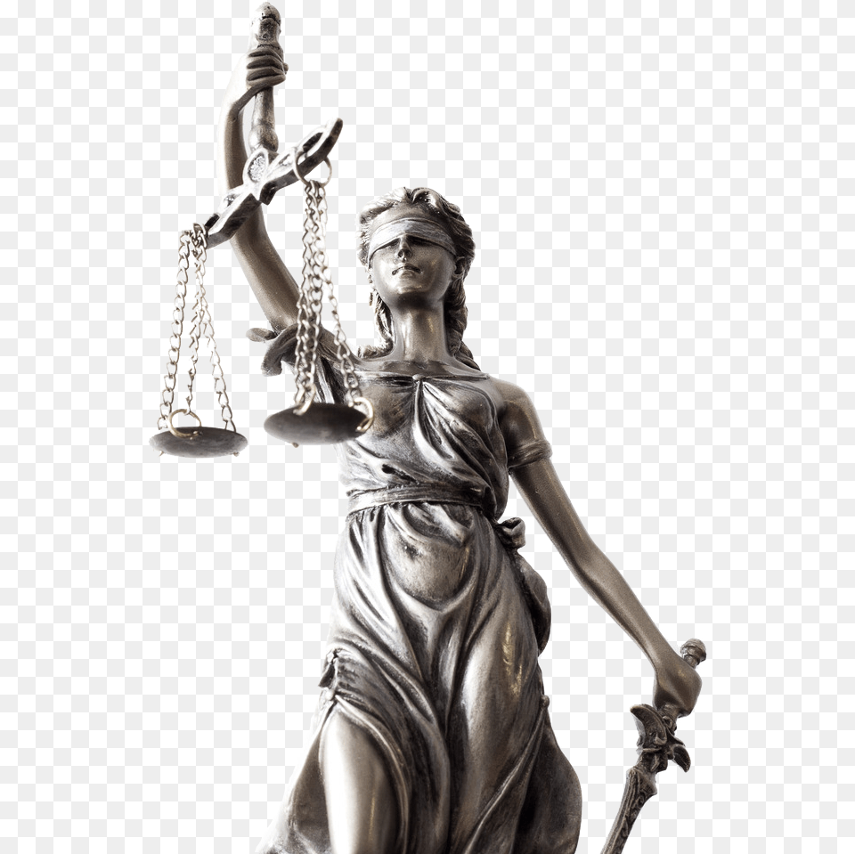 Lady Justice Statue Blind Justice Statue, Bronze, Adult, Female, Person Free Png Download