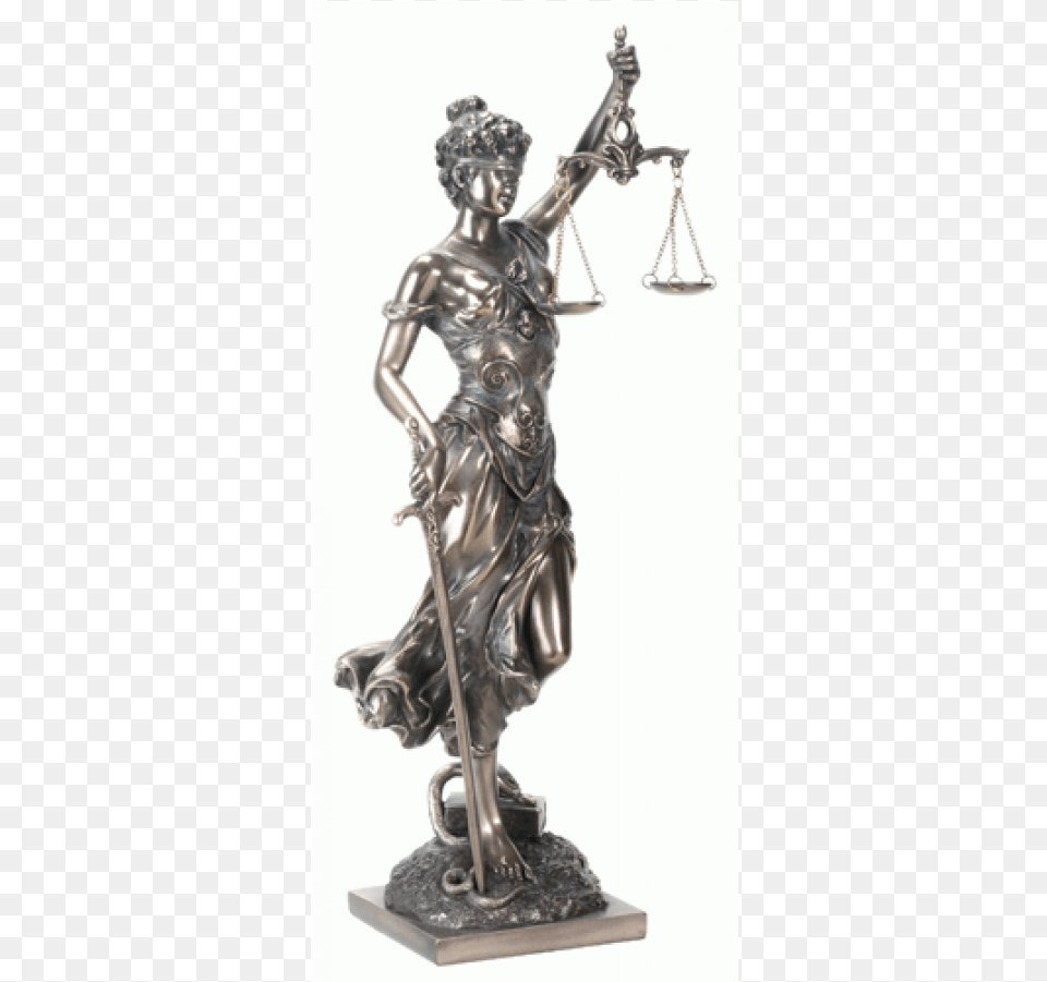 Lady Justice With Scales Bronze Statue At Labeshops Lady Justice With Scales Bronze Statue, Person, Figurine, Art, Head Free Transparent Png