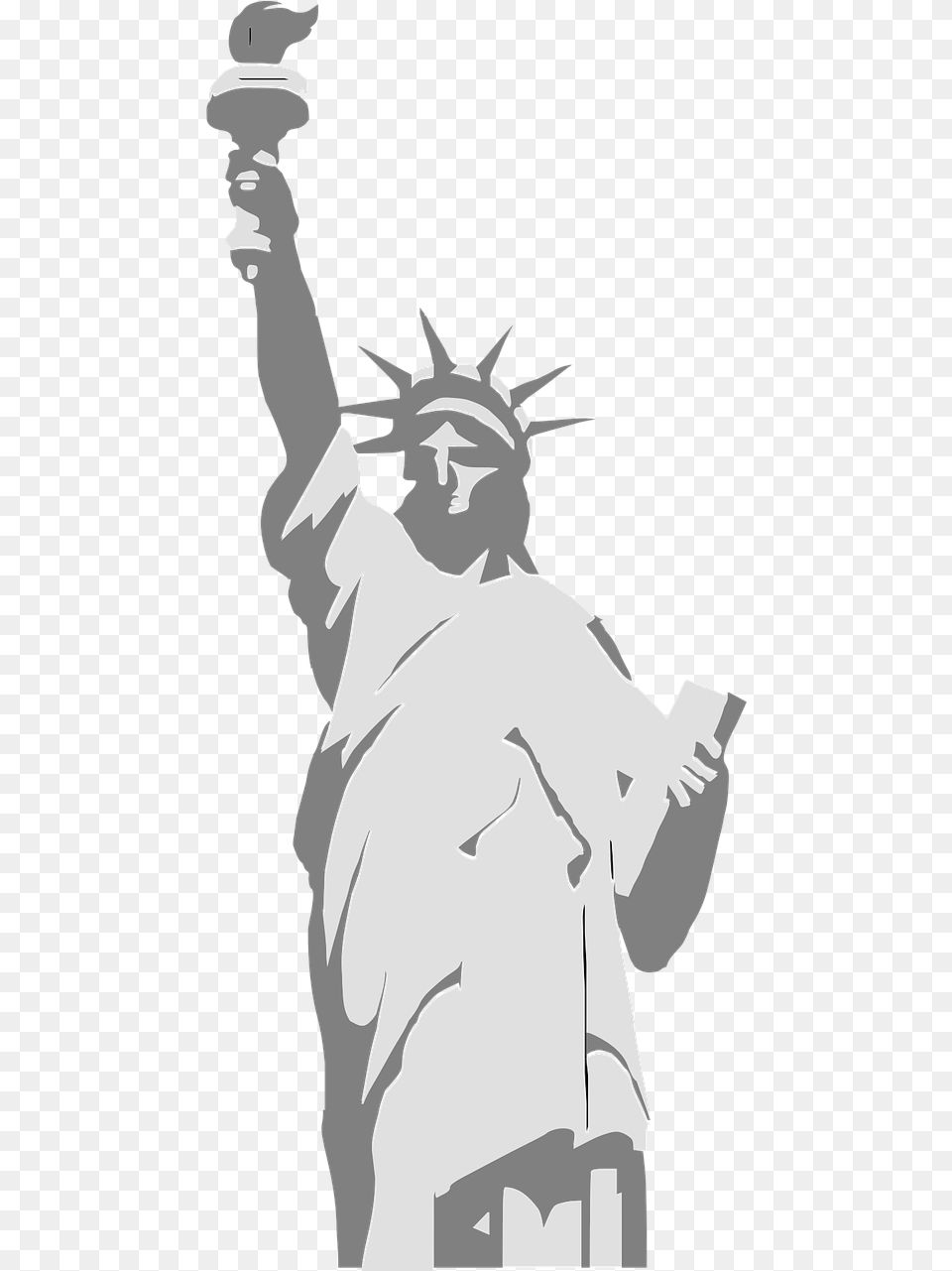 Lady Liberty New York Landmark New York Drawing, Adult, Male, Man, Person Free Png