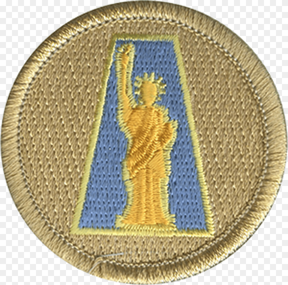 Lady Liberty Patrol Patch Solid, Badge, Logo, Symbol, Animal Png Image