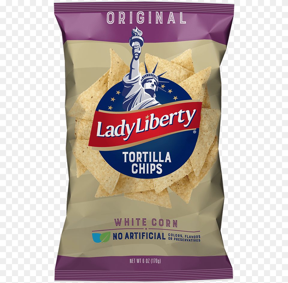 Lady Liberty Tortilla Chips, Food, Snack, Bread, Face Png
