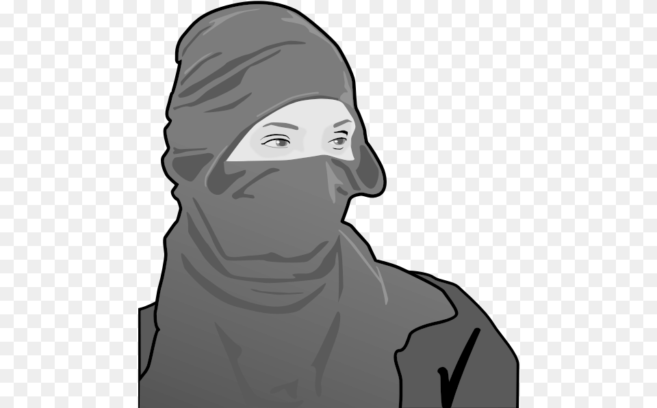 Lady Ninja Antifa Vector, Adult, Female, Person, Woman Png Image