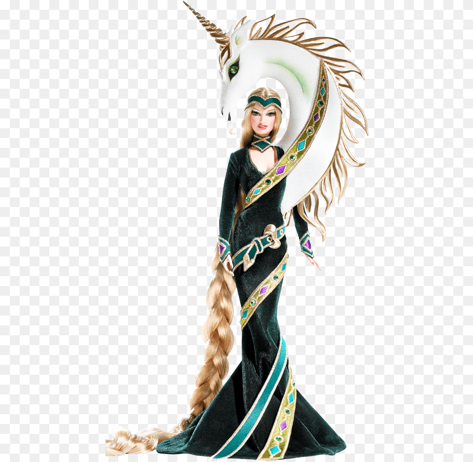 Lady Of The Unicorns, Figurine, Clothing, Costume, Person Free Transparent Png