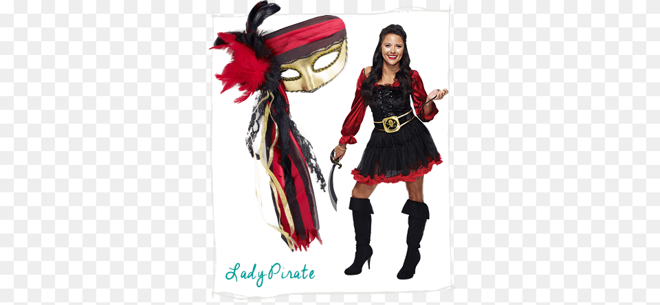 Lady Pirate Accessory Halloween Costume, Clothing, Person, Adult, Female Free Png Download
