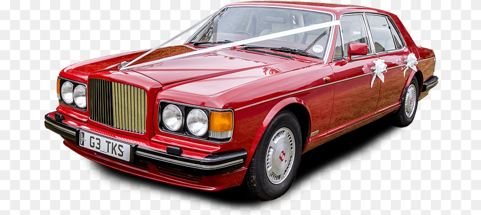 Lady R Wedding And Chauffeur Hire Bentley Turbo R Red, Car, Vehicle, Coupe, Sedan Png Image