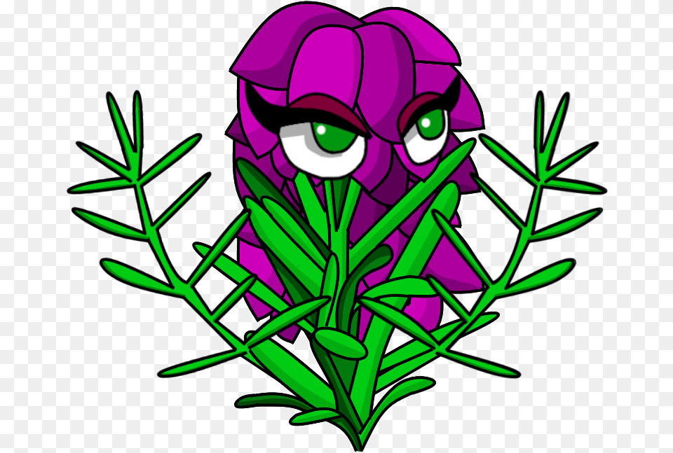 Lady Rosemary Hd, Green, Purple, Art, Graphics Free Png