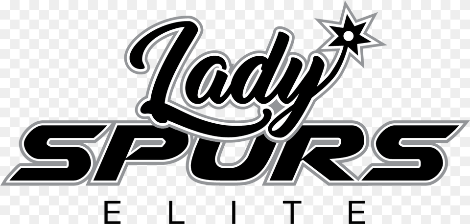 Lady Spurs Elite Basketball Apex Calligraphy, Logo, Symbol, Text, Dynamite Free Png Download