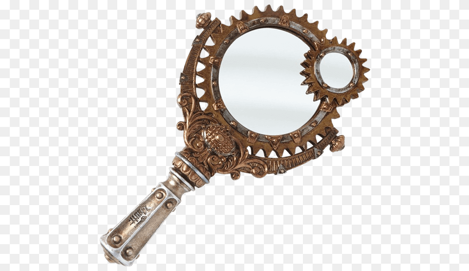 Lady Talbots Retrospective Hand Mirror, Bronze, Magnifying Free Transparent Png