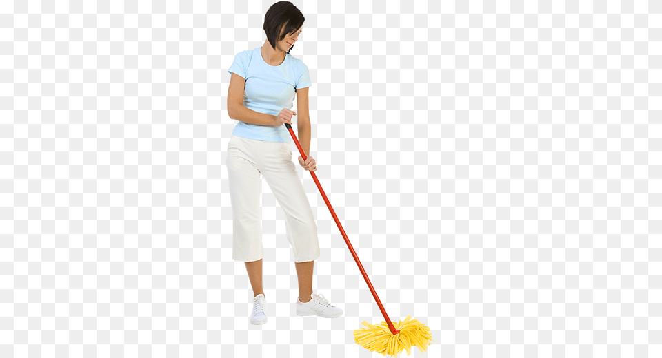 Lady With Mop Image Mop, Cleaning, Person, Hockey, Ice Hockey Free Png