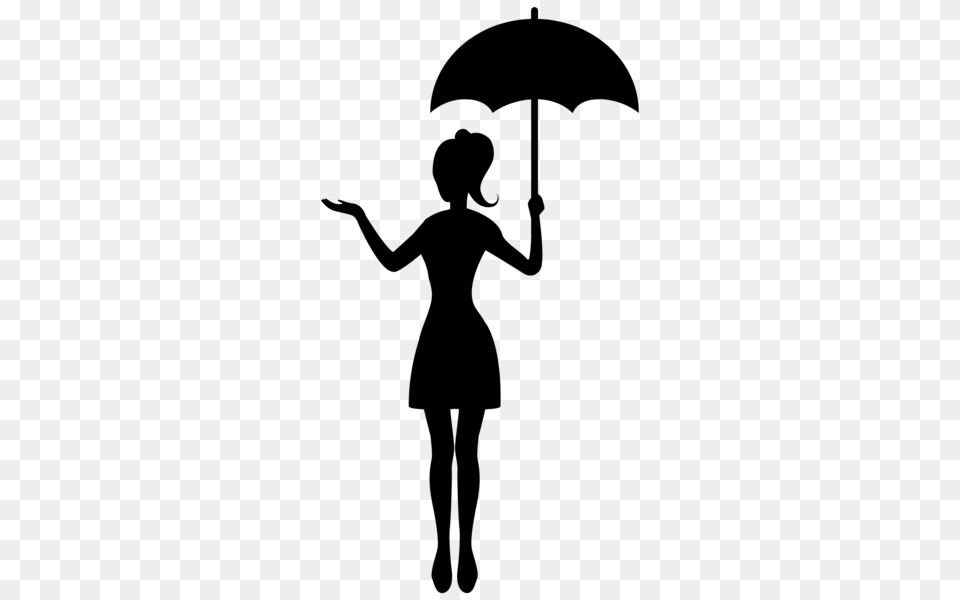 Lady With Umbrella Clipart, Dancing, Leisure Activities, Person Free Png Download