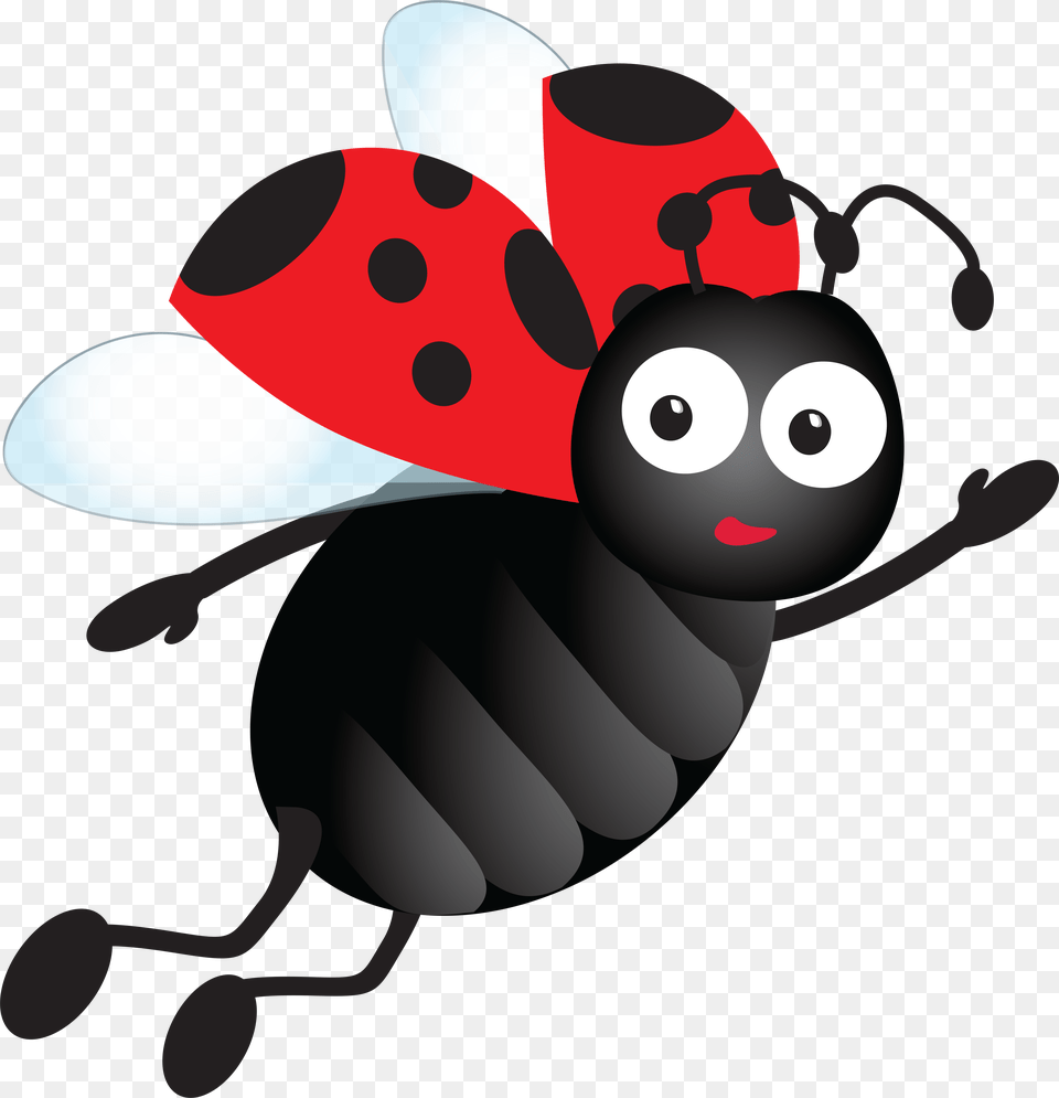 Ladybird Flying Clip Art Ladybird Flying Clip Art, Animal, Bee, Honey Bee, Insect Free Png Download