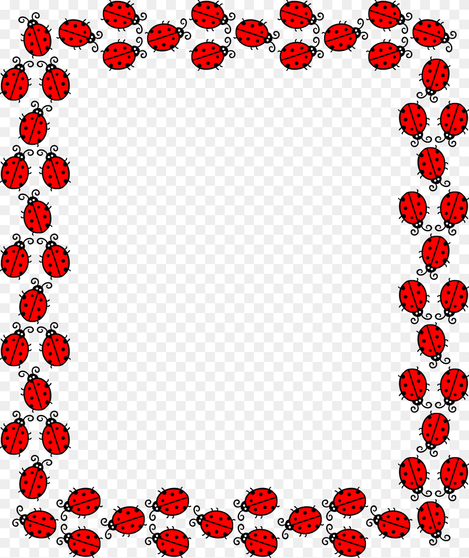 Ladybird Frame Clipart, Art, Floral Design, Graphics, Pattern Free Png