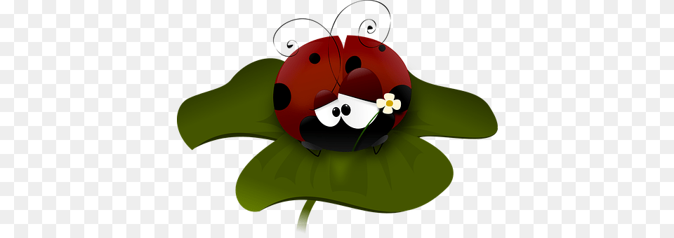 Ladybug Leaf, Plant, Green, Flower Png Image