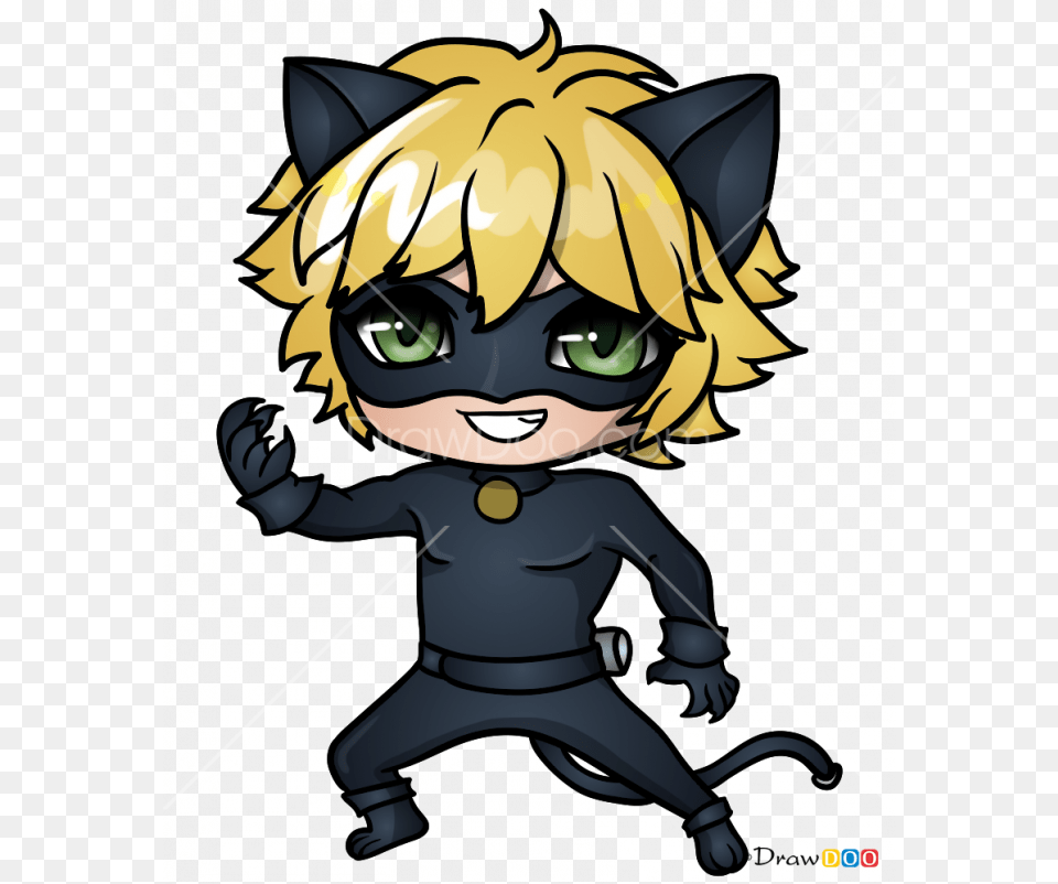Ladybug And Cat Noir Clipart, Book, Comics, Publication, Baby Free Png