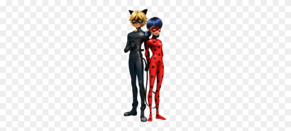 Ladybug And Cat Noir Complete, Clothing, Costume, Person, Adult Png Image