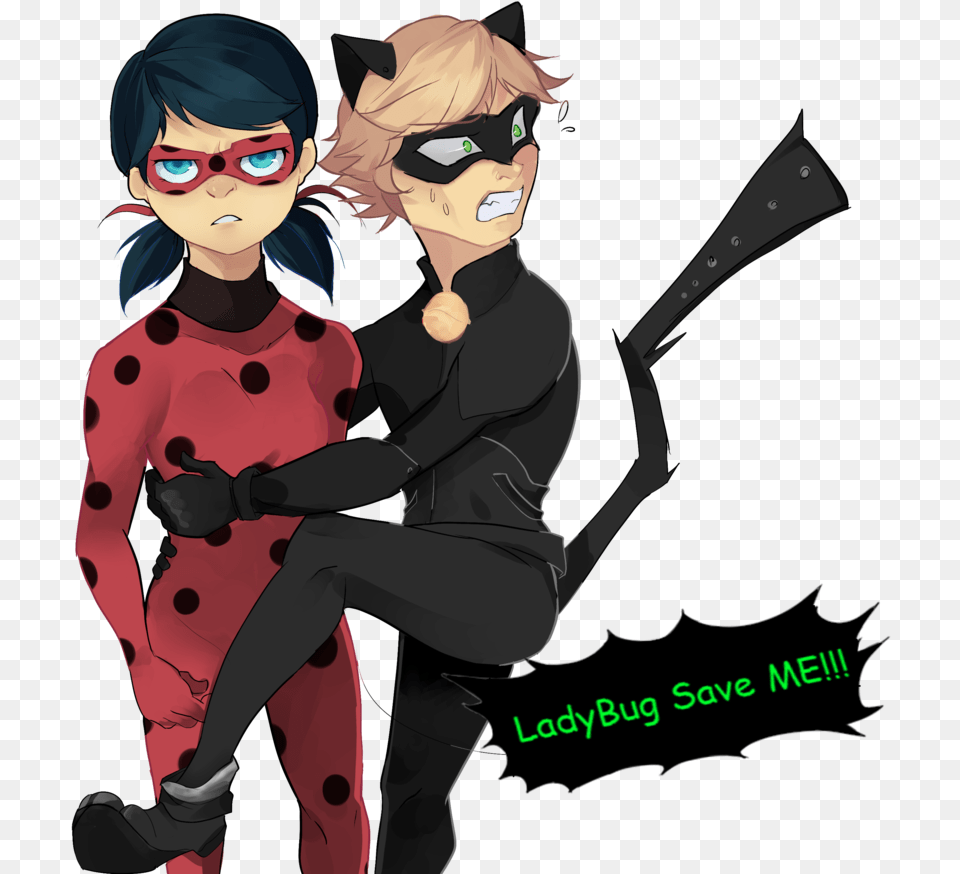 Ladybug And Chat Noir Cartoon, Book, Comics, Publication, Baby Free Transparent Png