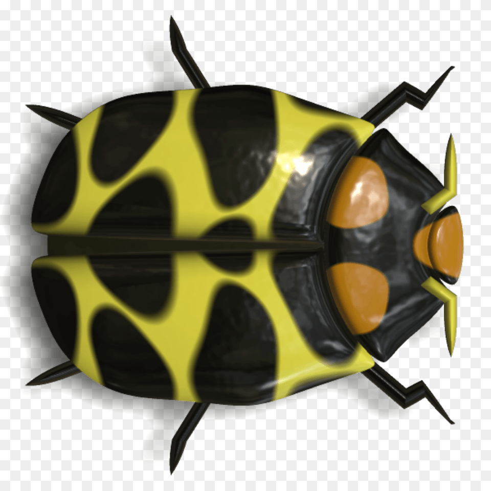 Ladybug Black And Yellow, Animal, Gun, Weapon Free Png