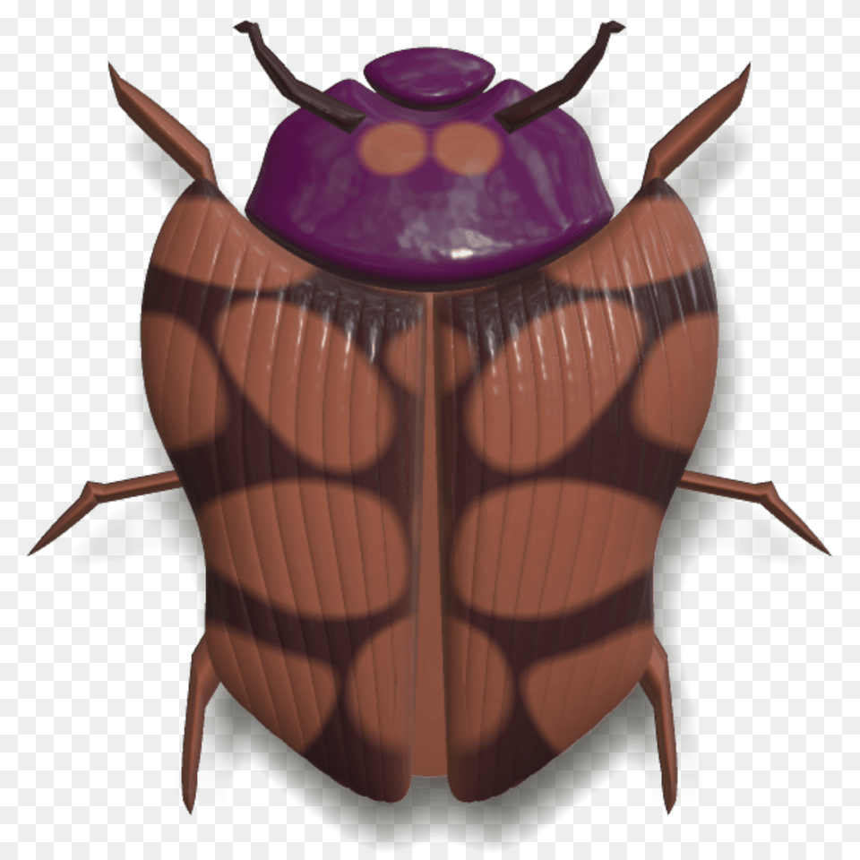 Ladybug Brown And Purple, Animal, Dung Beetle, Insect, Invertebrate Free Transparent Png