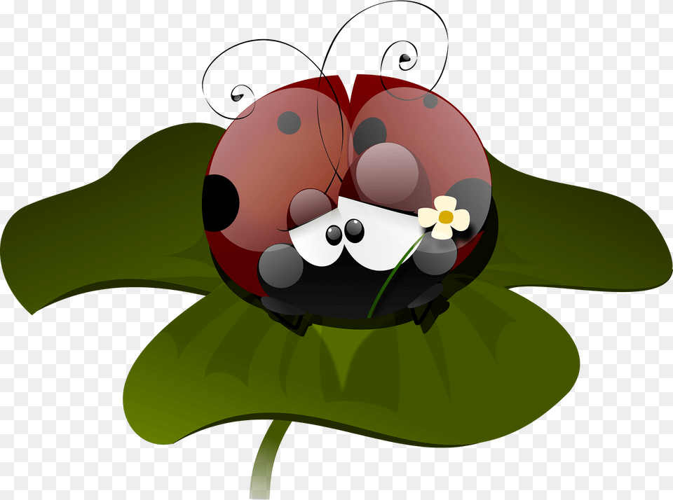 Ladybug Clipart, Graphics, Art, Green, Berry Free Png