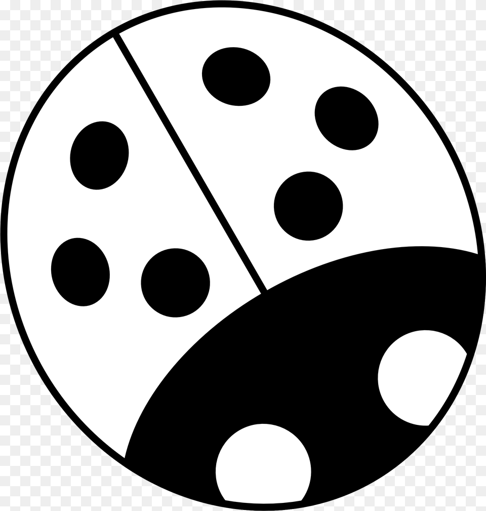 Ladybug Clipart Black And White Clip Art Clip Art Ladybug Outline, Game Png Image