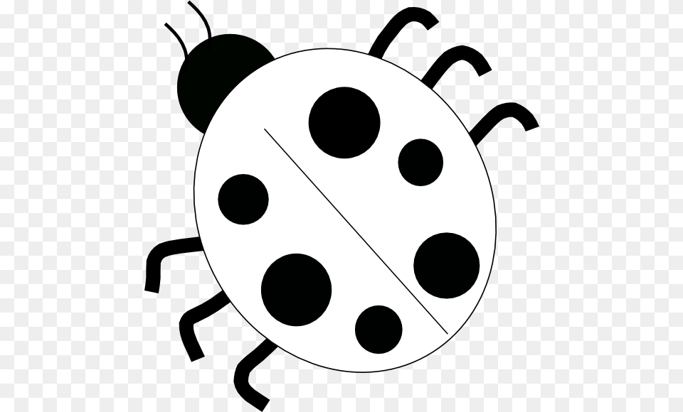 Ladybug Clipart Black And White Clipart, Disk Png