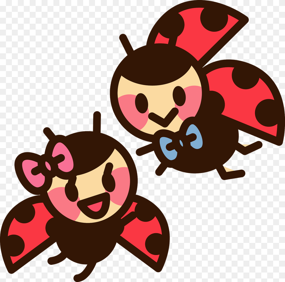 Ladybug Insect Couple Clipart Free Png Download