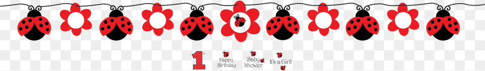 Ladybug Party Supplies Dangling Cutout, Logo Free Png