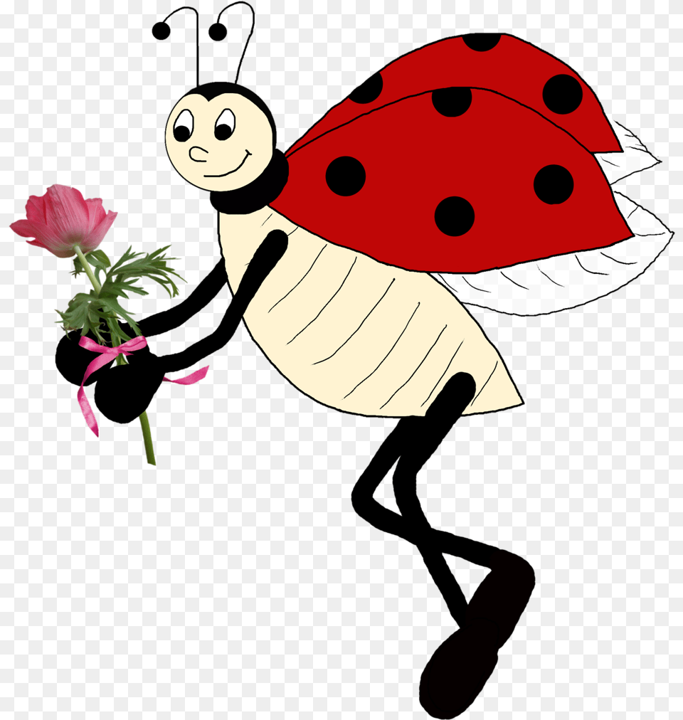 Ladybug Picnic Mary Engelbreit Clipart Bugs Cartoon, Flower, Leaf, Petal, Plant Free Png