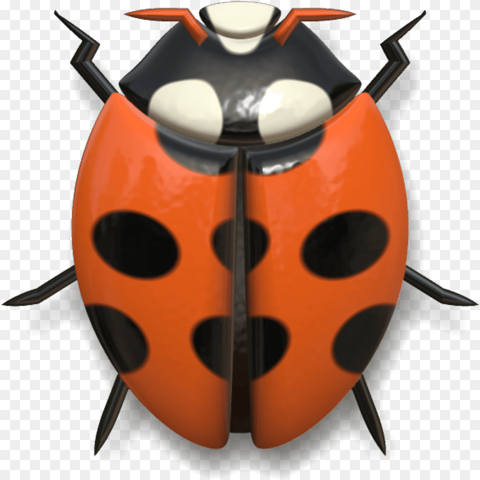 Ladybug Red And Black Head Up Head Of A Ladybug, Animal, Ammunition, Grenade, Weapon Png