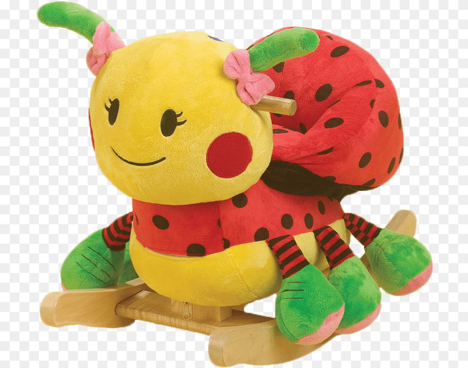 Ladybug Rocker, Plush, Toy Png