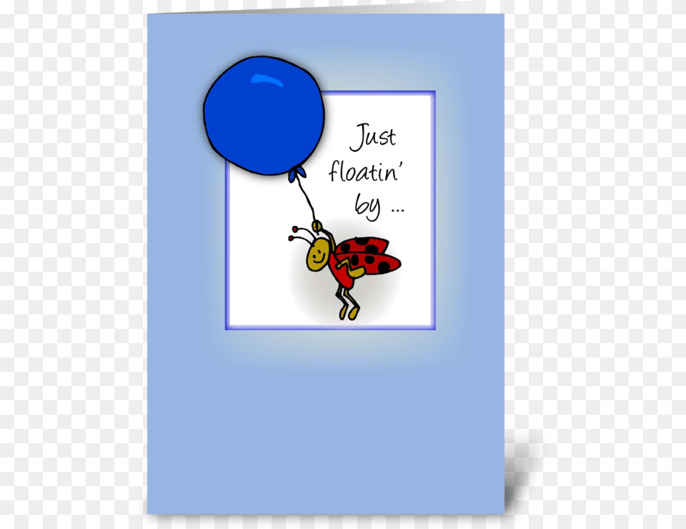 Ladybug With Balloon Hello Greeting Card Balloon Clip Art, Envelope, Greeting Card, Mail Free Transparent Png
