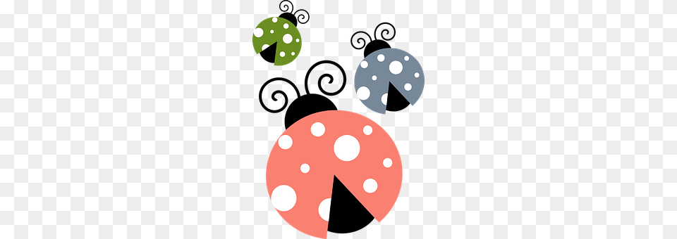 Ladybugs Pattern, Applique Png Image
