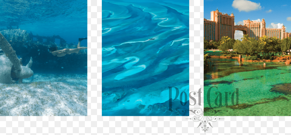 Ladyj Cruise Destination Nassau Collage Atlantis Paradise Island, Nature, Water, Architecture, Sea Png Image